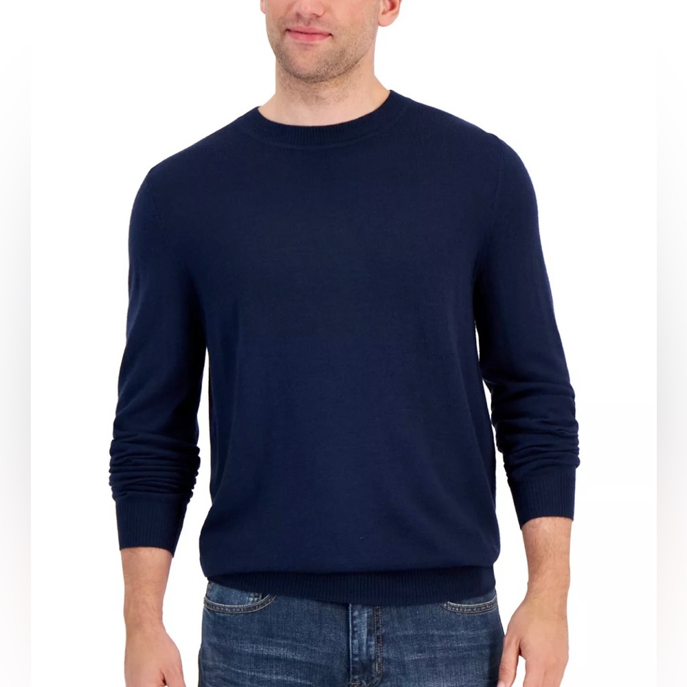 Crown and‎ ivy men’s extra large blue sparkle sweater crewneck